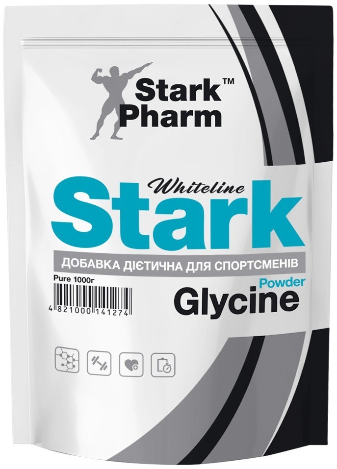 

Глицин Stark Pharm Glycine 1000 грамм без вкусовых добавок (58941)