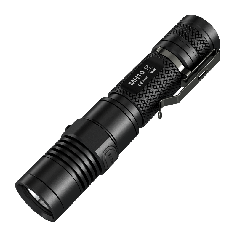 

Фонарь ручной Nitecore MH10S (Luminus SST-40-W, 1800 люмен, 8 режимов, 1х21700, 1х18650, USB Type-C), комплект