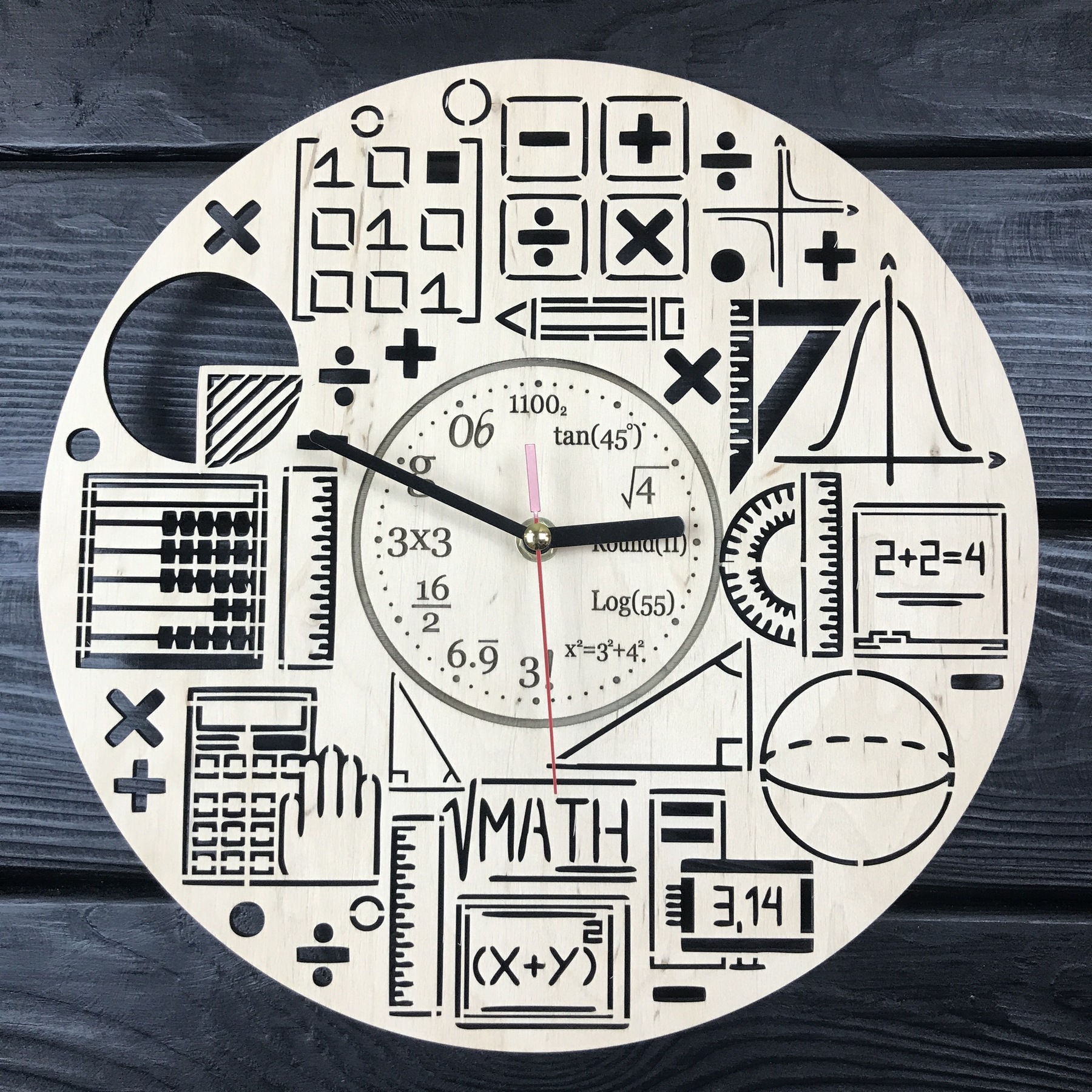 Необычные циферблаты. Математические часы настенные. Необычный циферблат. Необычные настенные часы для математика. Часы с математическим циферблатом.