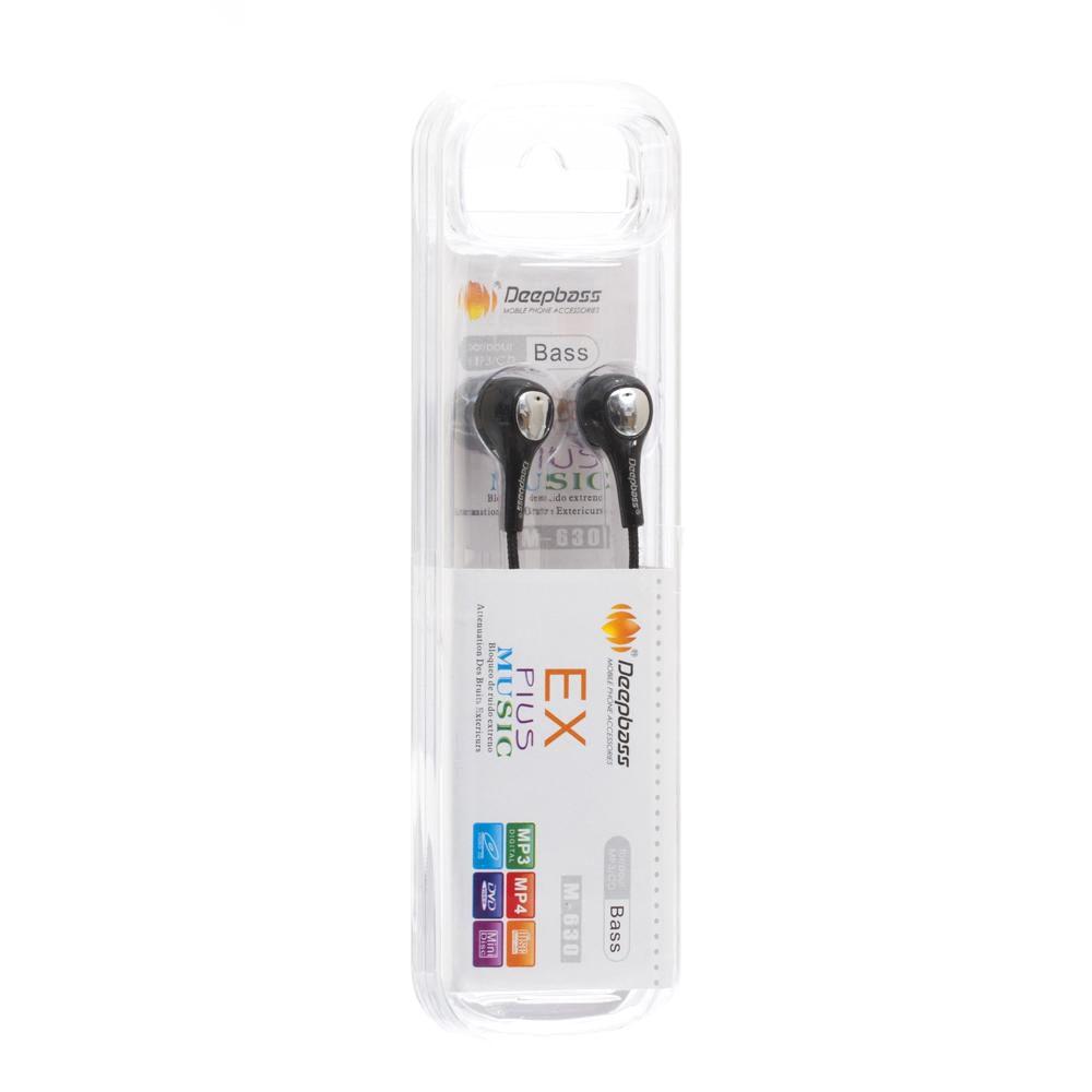 

Наушники Mp3 Deepbass M-630 New Тканевый Провод Black