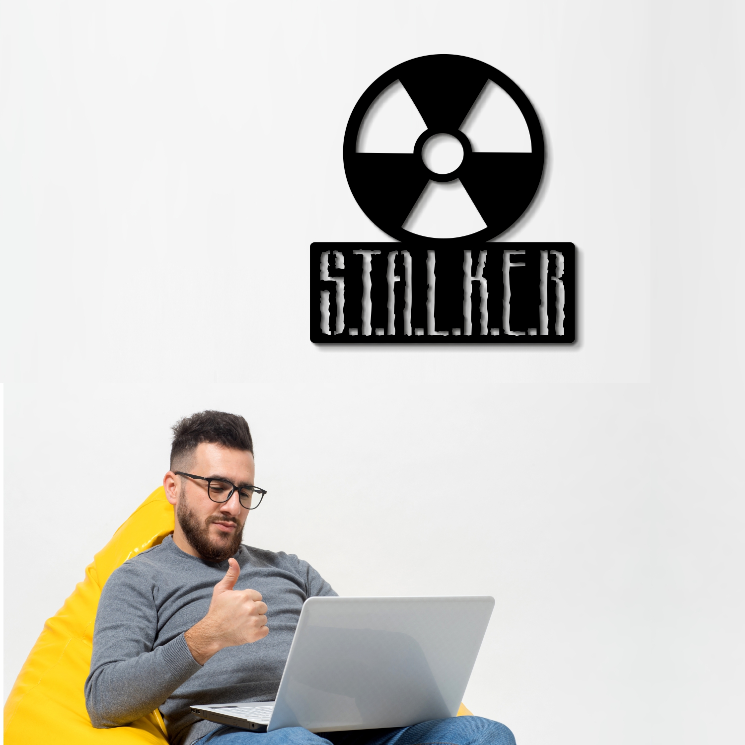 

Настенная абстракция из дерева на тему видеоигры Stalker WD-1440
