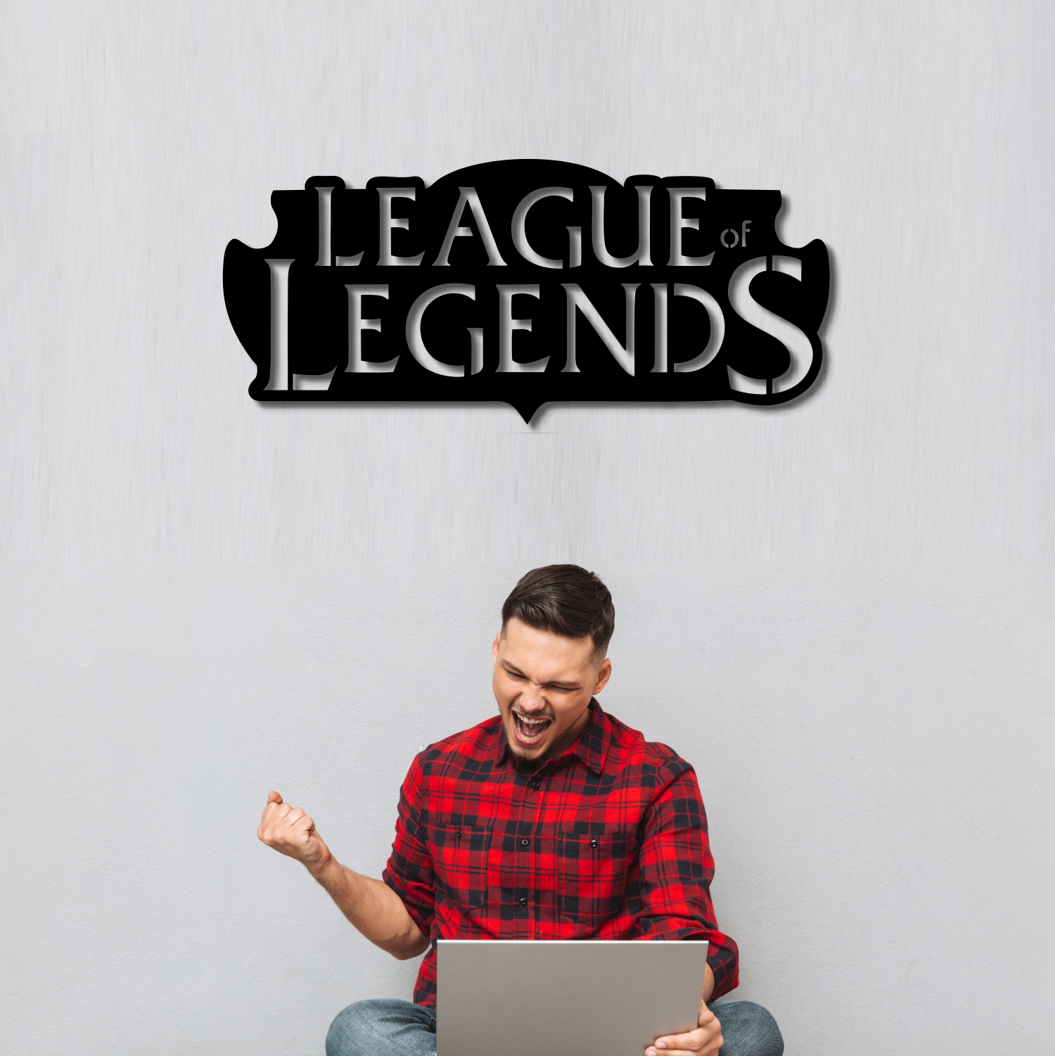 

Настенная абстракция из дерева на тему видеоигр League of Legends WD-1380