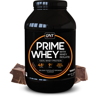 

Изолят сывороточного протеина QNT "Prime Whey" Бельгийский шоколадный брауни (908г)