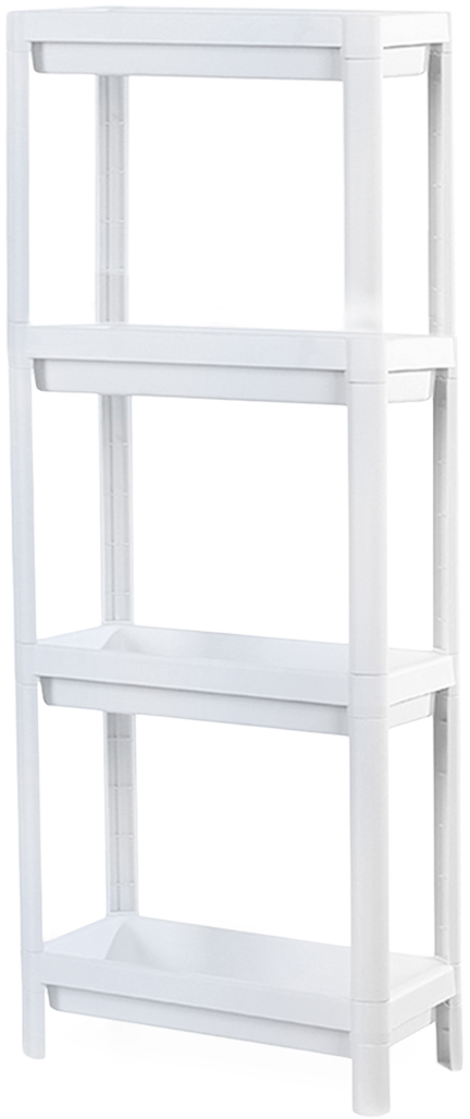 

Этажерка узкая 4-х ярусная яруса MVM FH-22/4 WHITE пластиковая Белая (FH-22/4 WHITE)