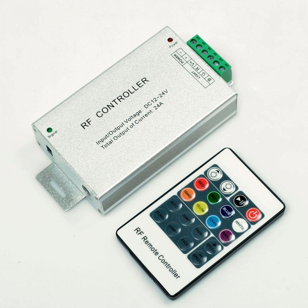 

RGB Контроллер з пультом AVT 24А-RF 20 кнопок радио