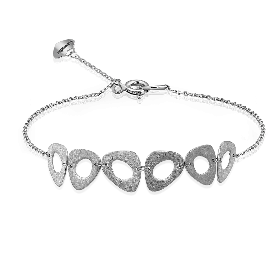 

Браслет Qzsilver (905-01249) Серебро Белый 18 размер