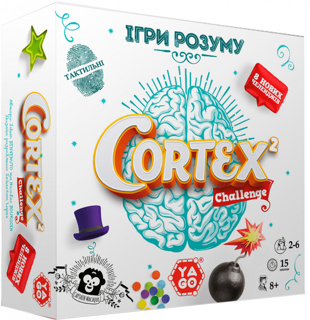 

Настольная игра - CORTEX 2 CHALLENGE (90 карточек, 24 фишки) 101012918