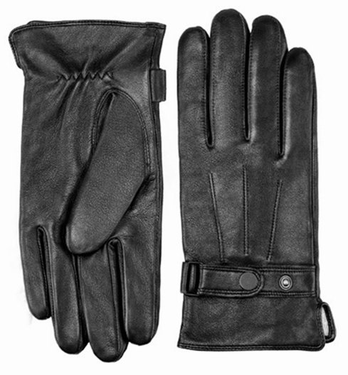 

Перчатки кожаные женские QIMIAN Black size M STW701C [34415]