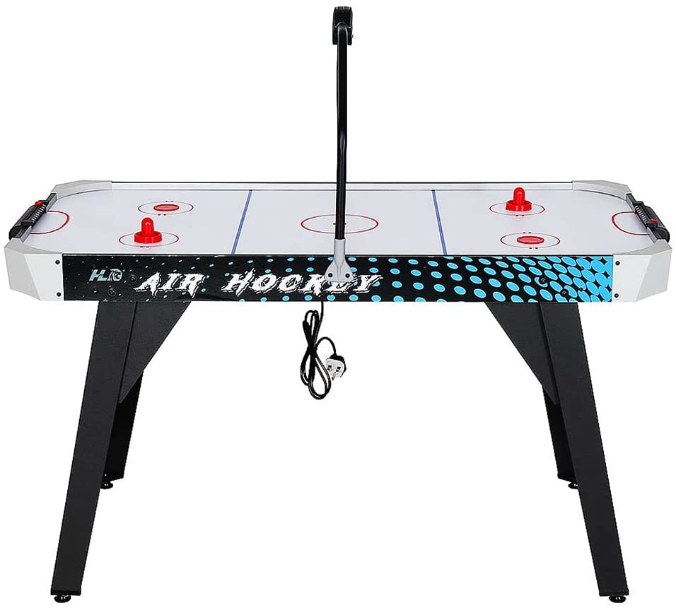 

Настольная игра Air Hockey с автоматическим счетчиком забитых голов 143 х 74 х 80 см от сети (stl_233129)