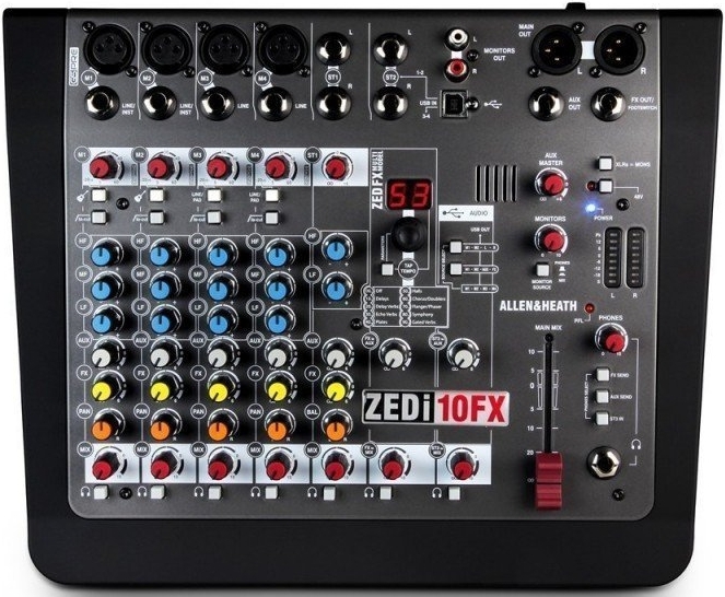 

Микшерный пульт Allen&Heath ZEDi-10FX