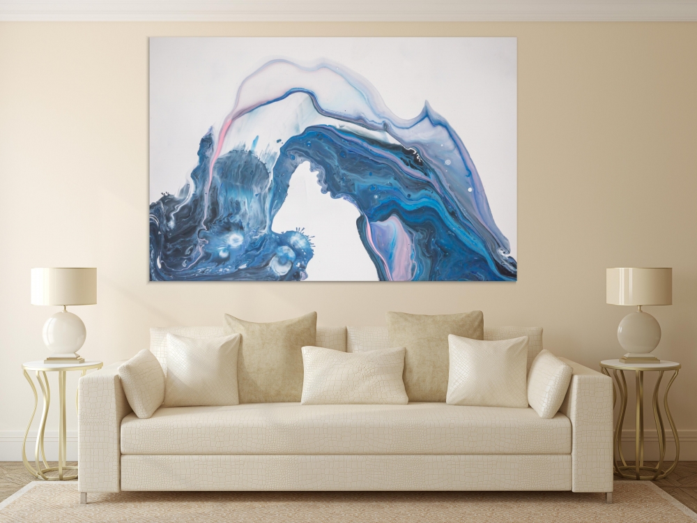 

Картина на холсте Абстракция Acrylic Paint Abstract 50х65 см.