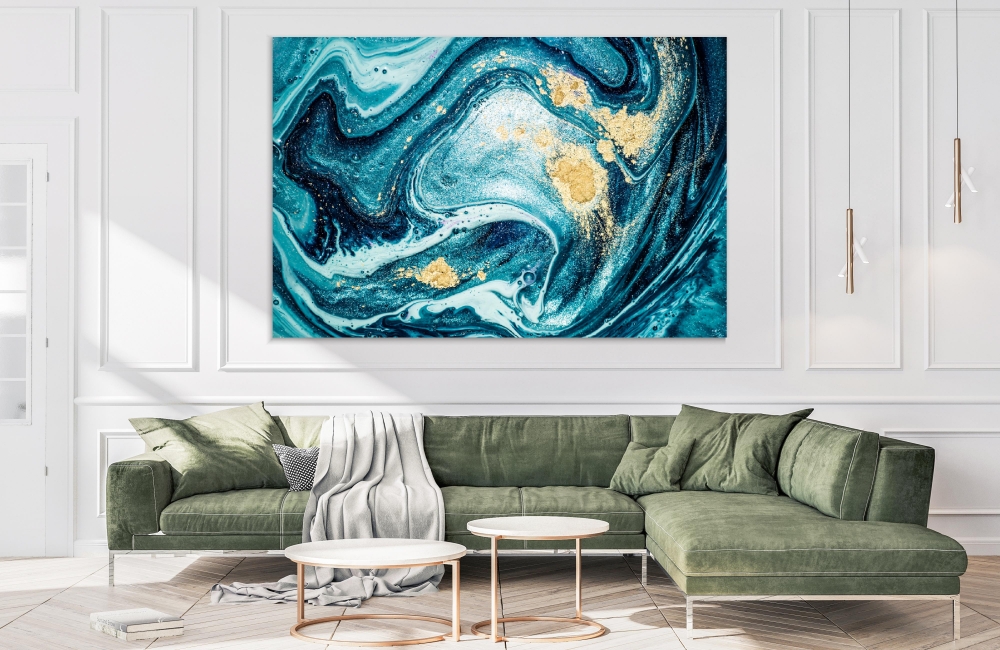 

Картина на холсте Абстракция Abstract Ocean 45х60 см.