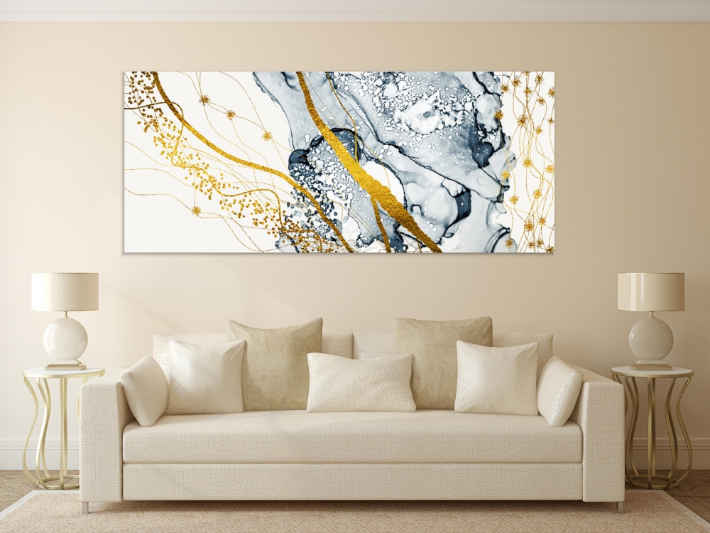 

Картина на холсте Абстракция Abstract Clouds 90х180 см.