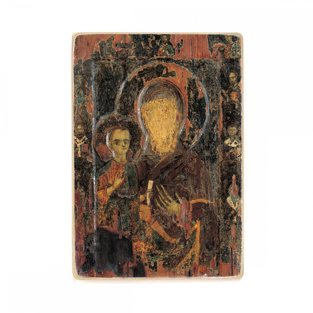 

Деревянный постер Искусство The Virgin and Child 13th centuri А2