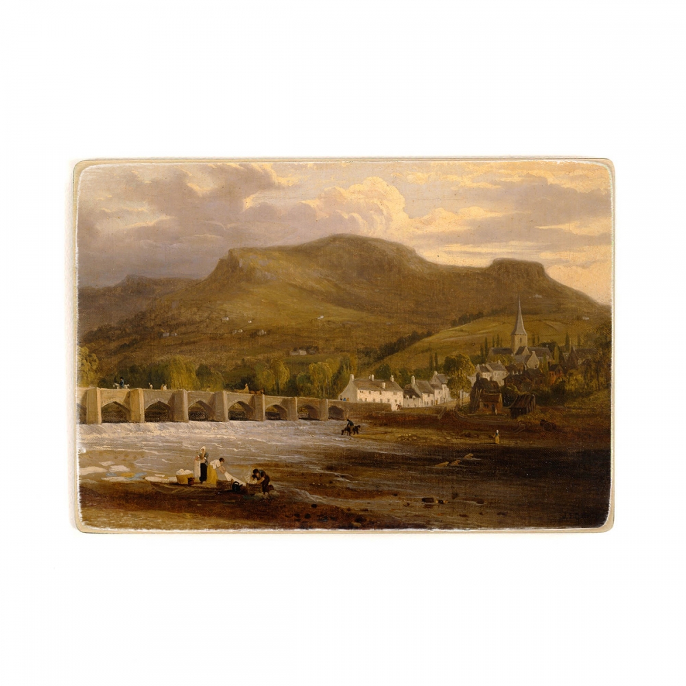 

Деревянный постер Искусство Crickhowell, Breconshire А1