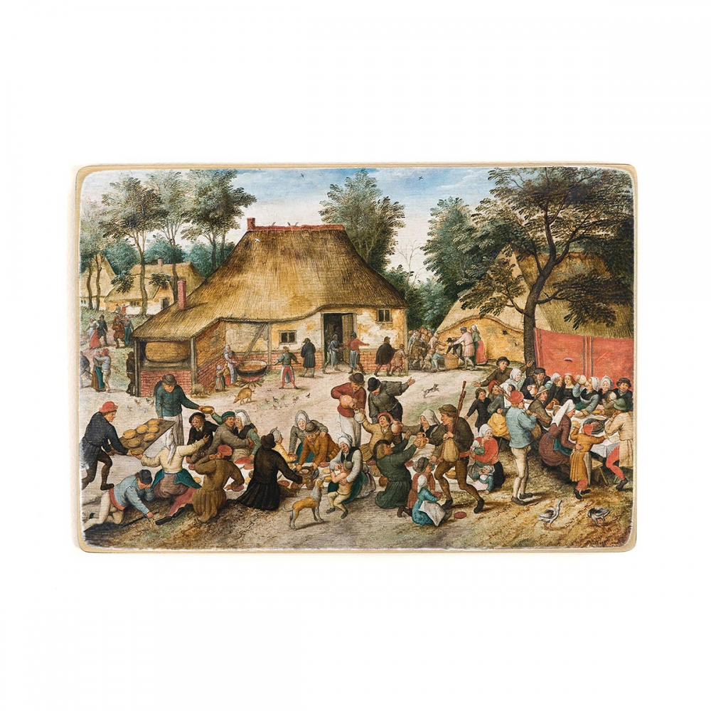 

Деревянный постер Искусство Pieter Brueghel the Younger - The Peasant Wedding А2