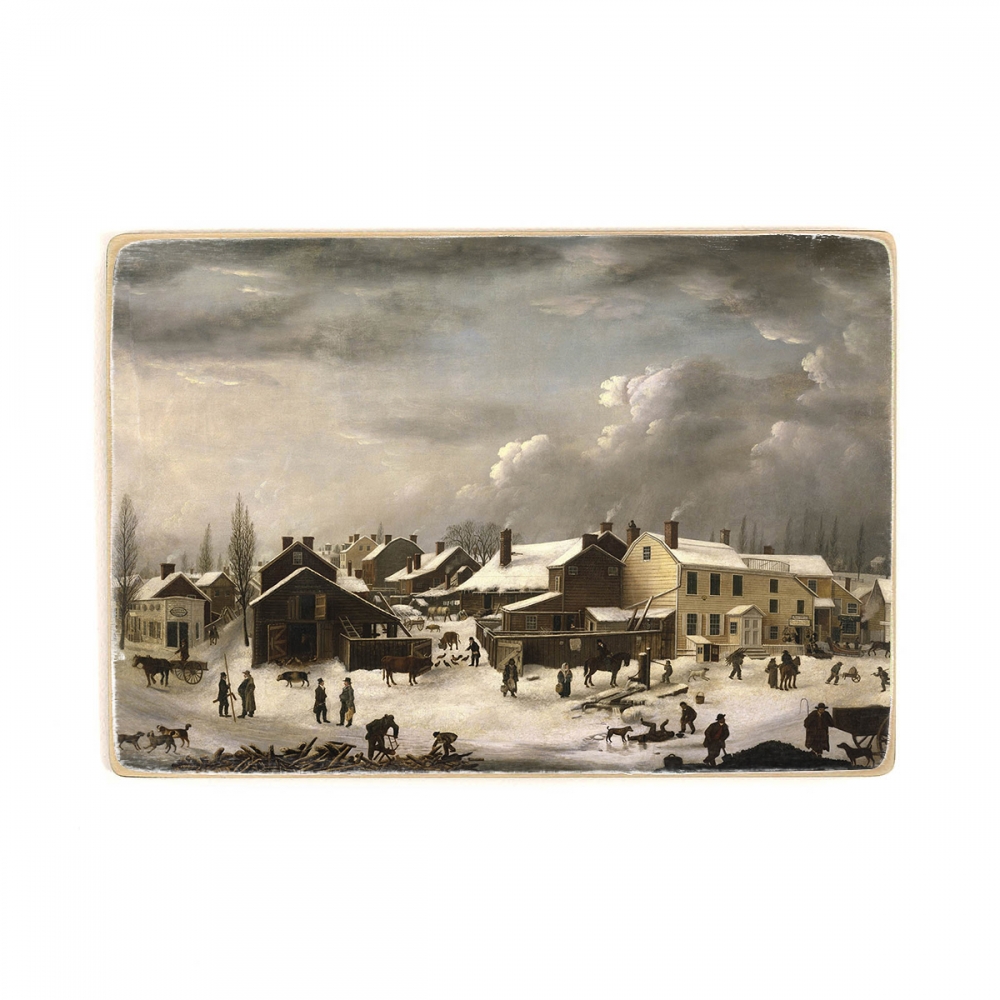 

Деревянный постер Искусство Francis Guy - Winter Scene in Brooklyn А1