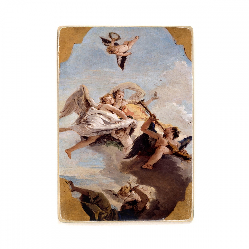 

Деревянный постер Искусство Giovanni Battista Tiepolo - Virtue and Nobility putting Ignorance to Flight (1743) А1