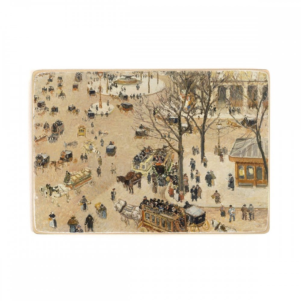 

Деревянный постер Искусство Camille Pissarro - La Place due Théâtre Français А2