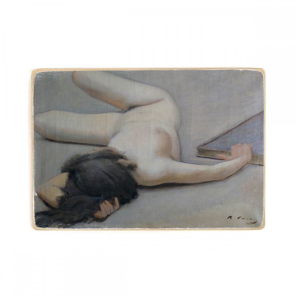 

Деревянный постер Искусство Ramon Casas - Female Nude А2
