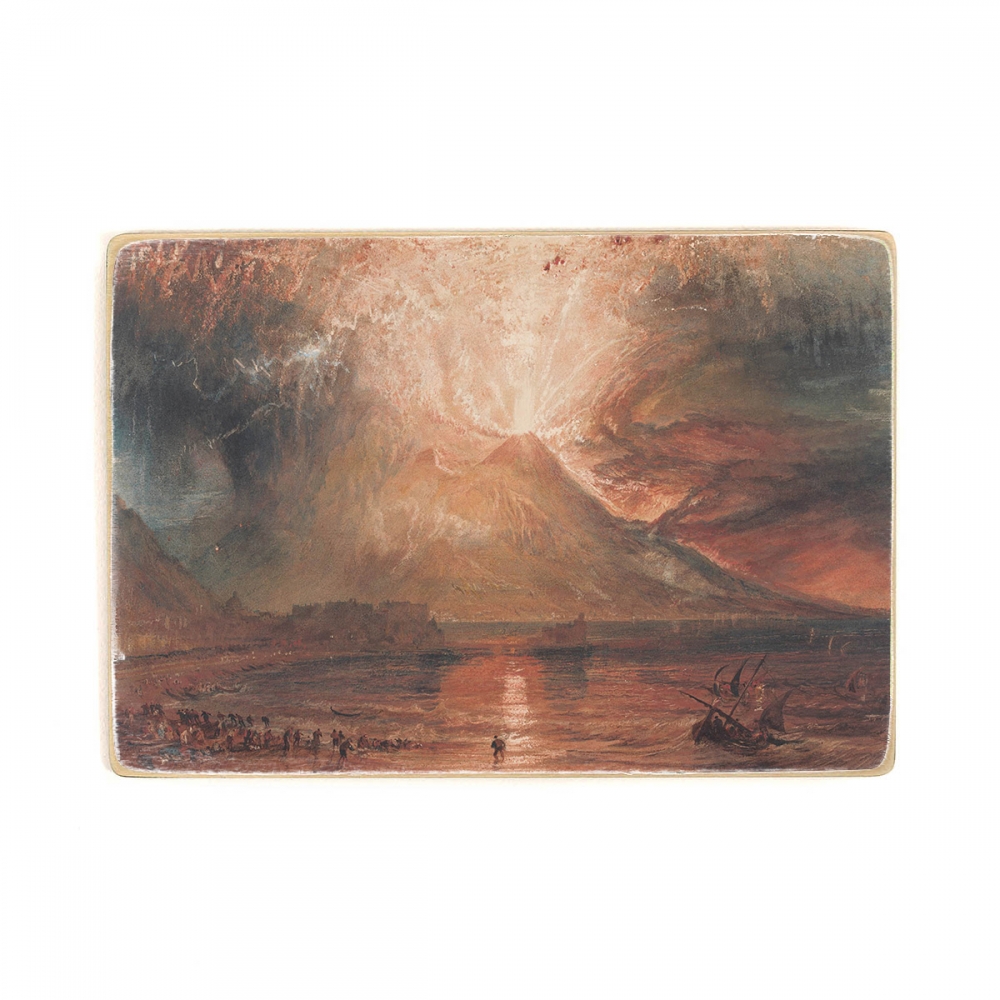 

Деревянный постер Искусство Joseph Mallord William Turner - Vesuvius in Eruption А1
