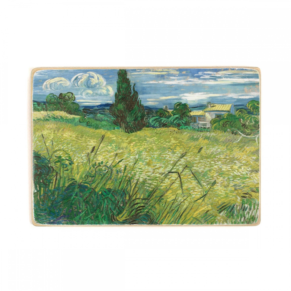 

Деревянный постер Искусство Vincent van Gogh - Green Field А2