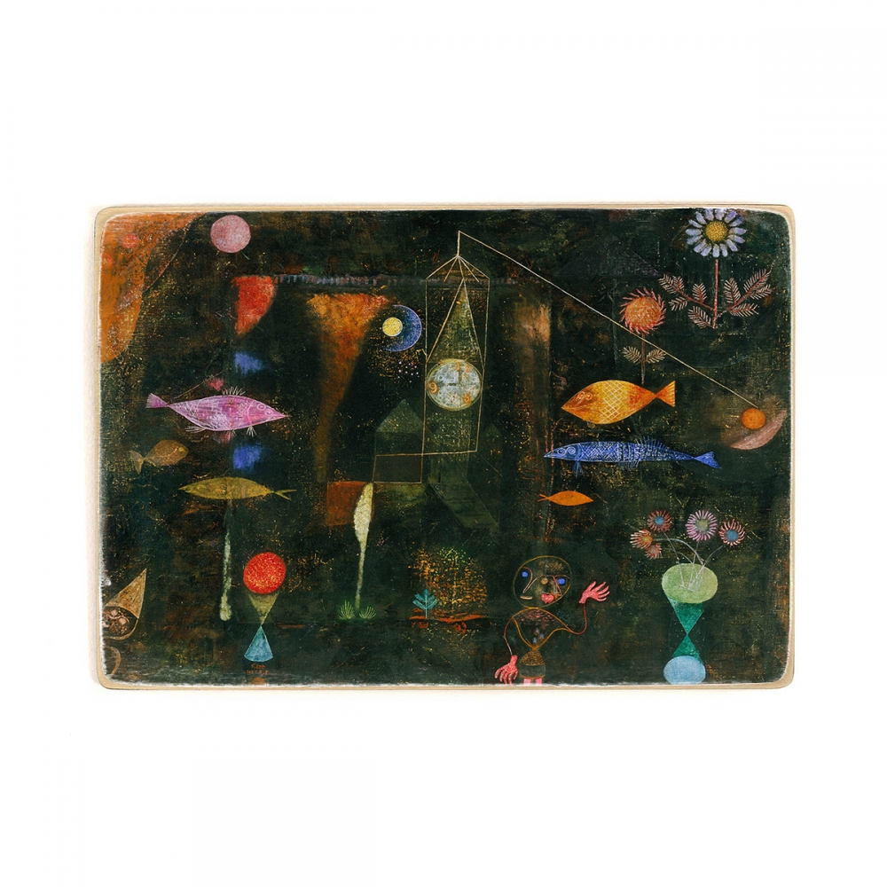 

Деревянный постер Искусство Paul Klee, Swiss - Fish Magic А1