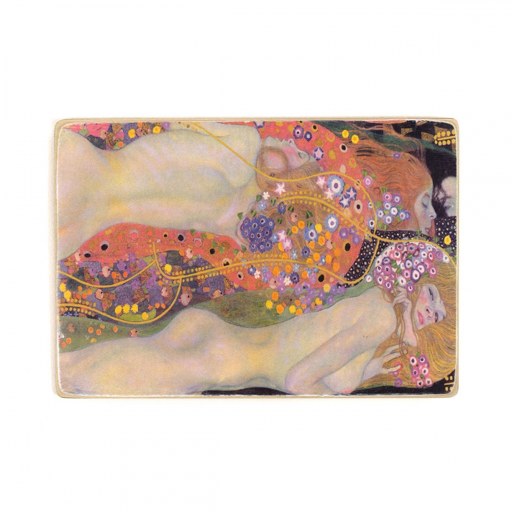 

Деревянный постер Искусство Gustav Klimt - Water Serpents II А1