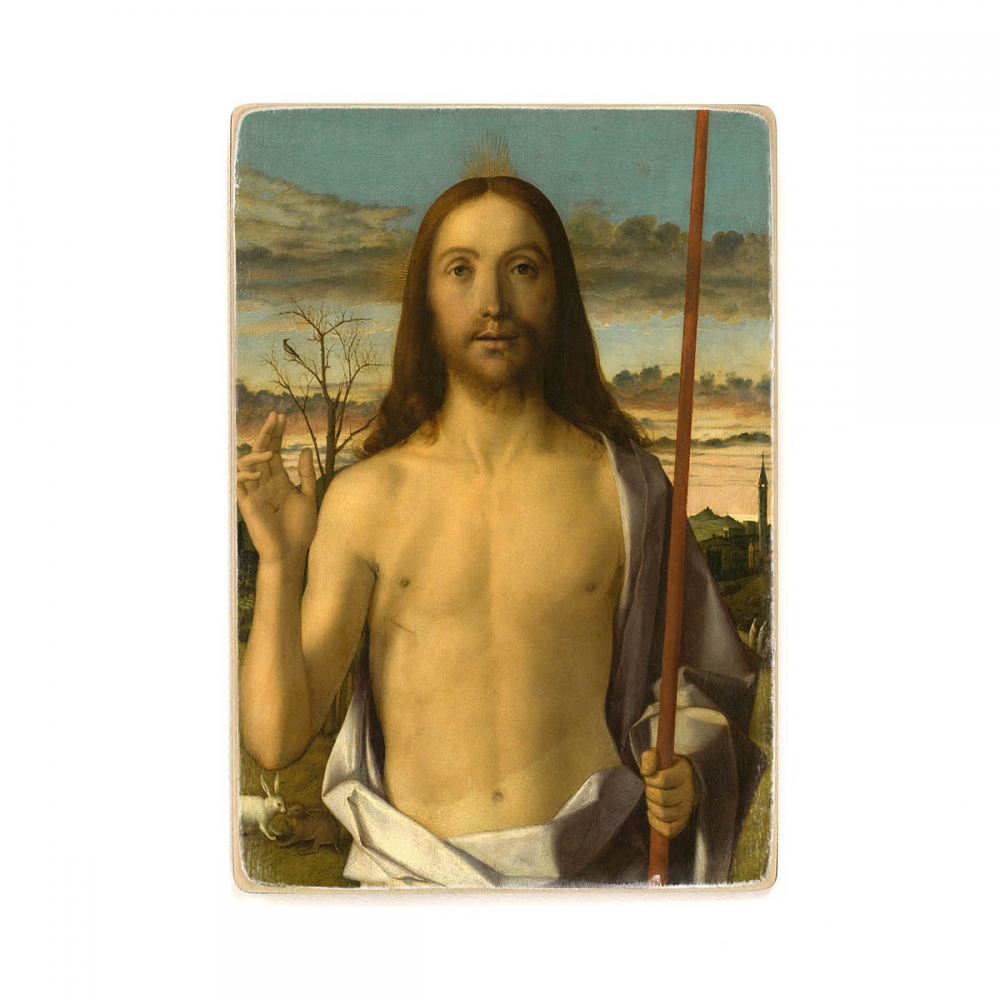 

Деревянный постер Искусство Giovanni Bellini - Christ Blessing А1