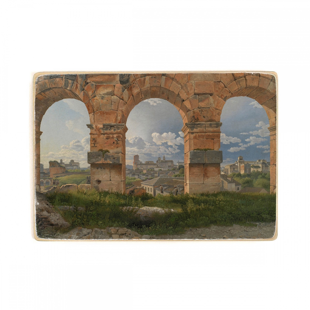 

Деревянный постер Искусство C.W. Eckersberg - A View through Three Arches of the Third Storey of the Colosseum А2