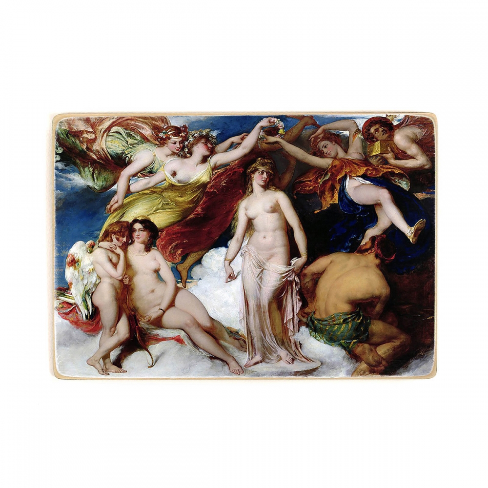 

Деревянный постер Искусство William Etty - Pandora Crowned by the Seasons (1824) А2