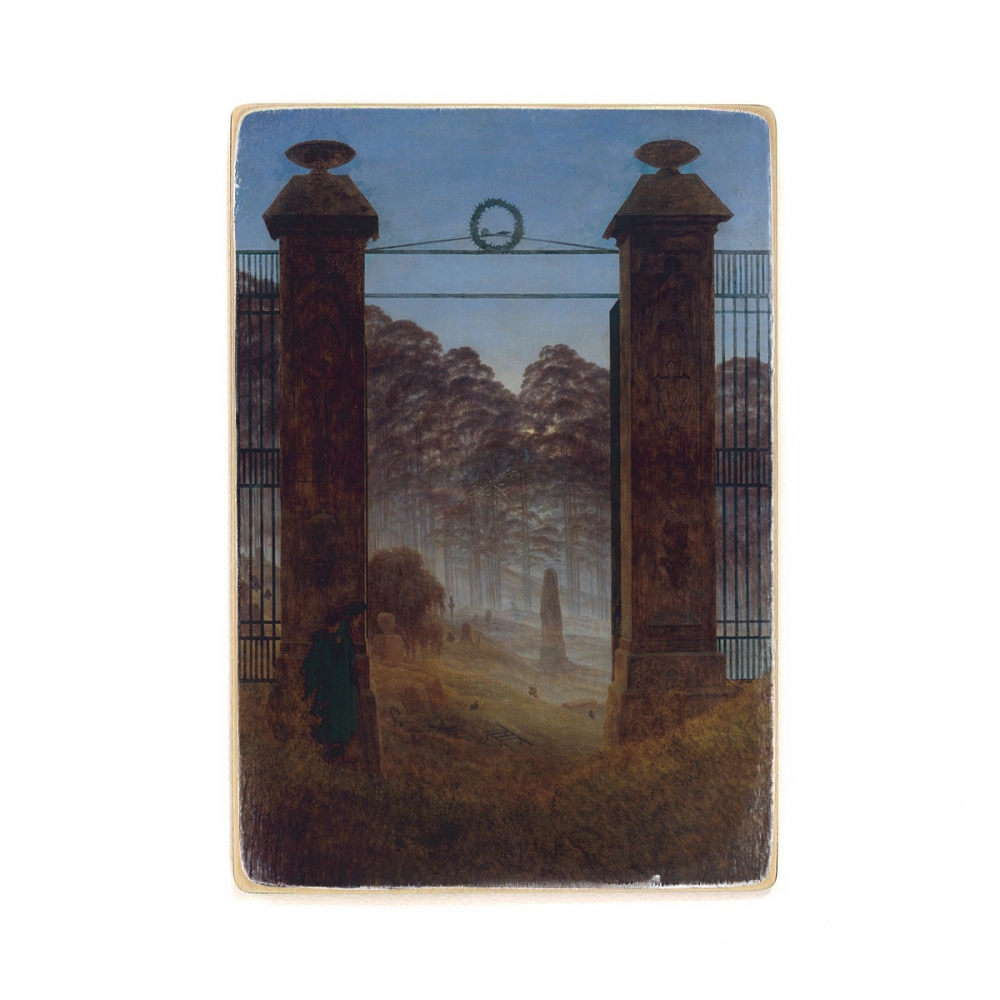 

Деревянный постер Искусство Caspar David Friedrich - The Cemetery А2