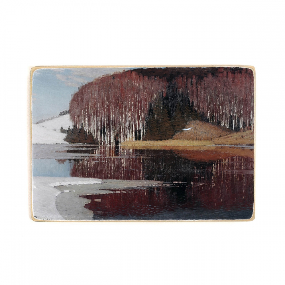 

Деревянный постер Искусство Vilhelms Purvītis - Spring Waters А1
