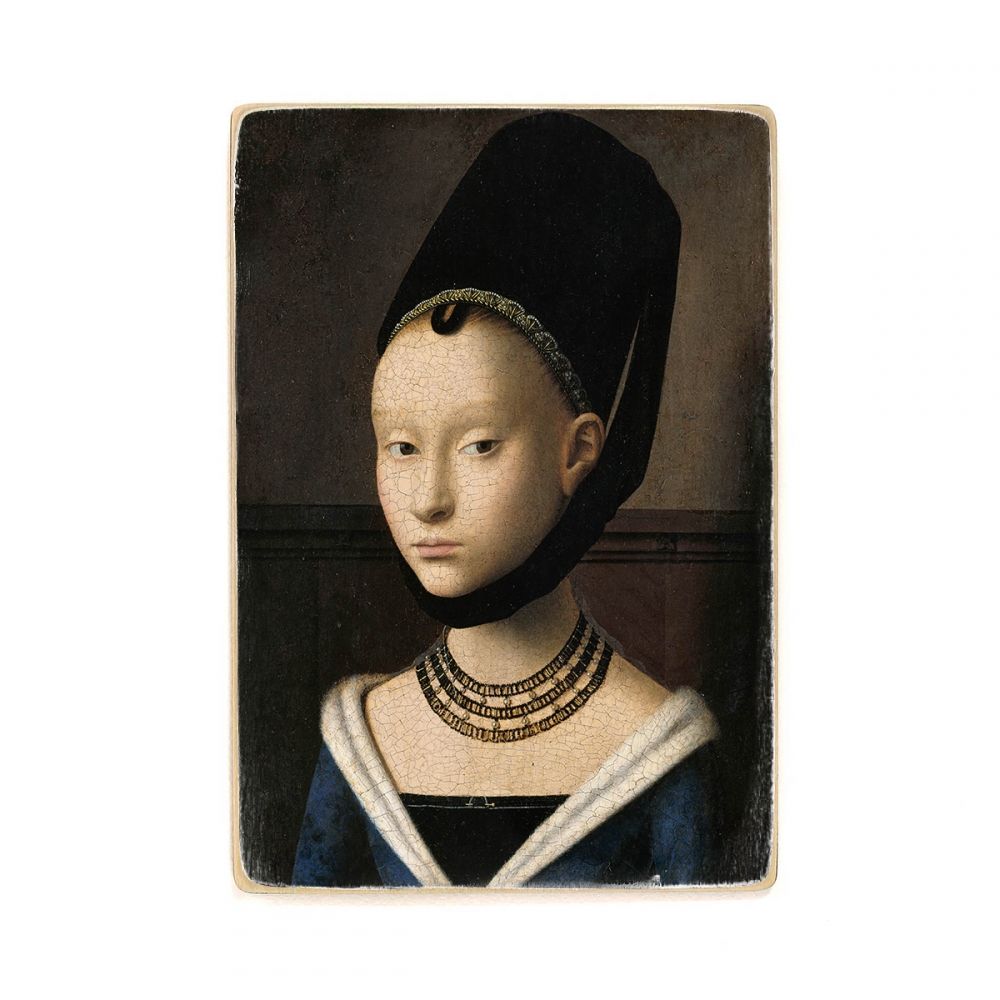 

Деревянный постер Искусство Petrus Christus - Portrait of a Young Woman А1