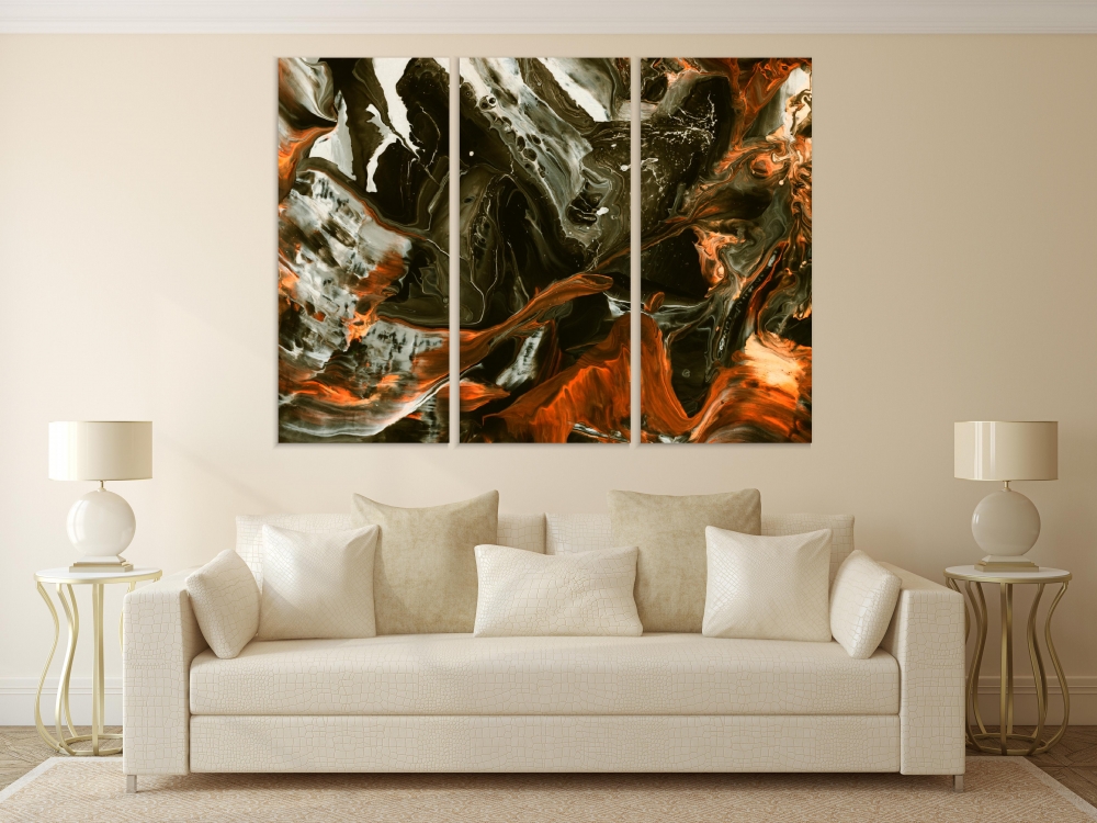 

Картина на холсте Модульные Модульная картина Background Painting 3 картины 60х120 см.
