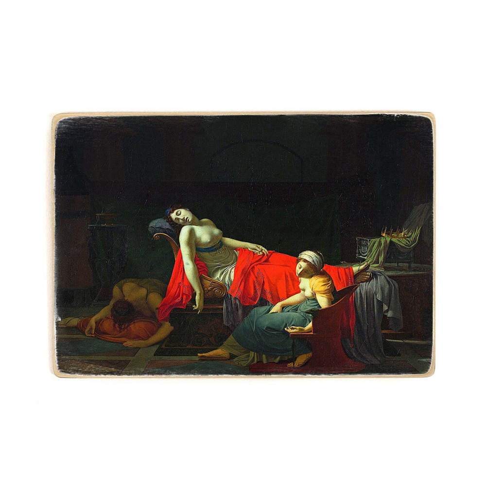 

Деревянный постер Искусство Jean-Baptiste Regnault - Death of Cleopatra А2