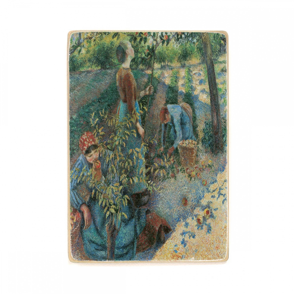

Деревянный постер Искусство Camille Pissarro - Apple Picking А1