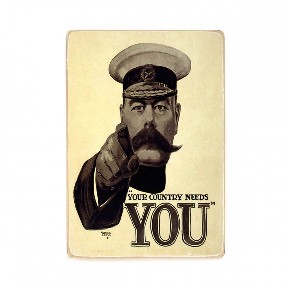 

Деревянный постер Искусство Your Country Needs You А1