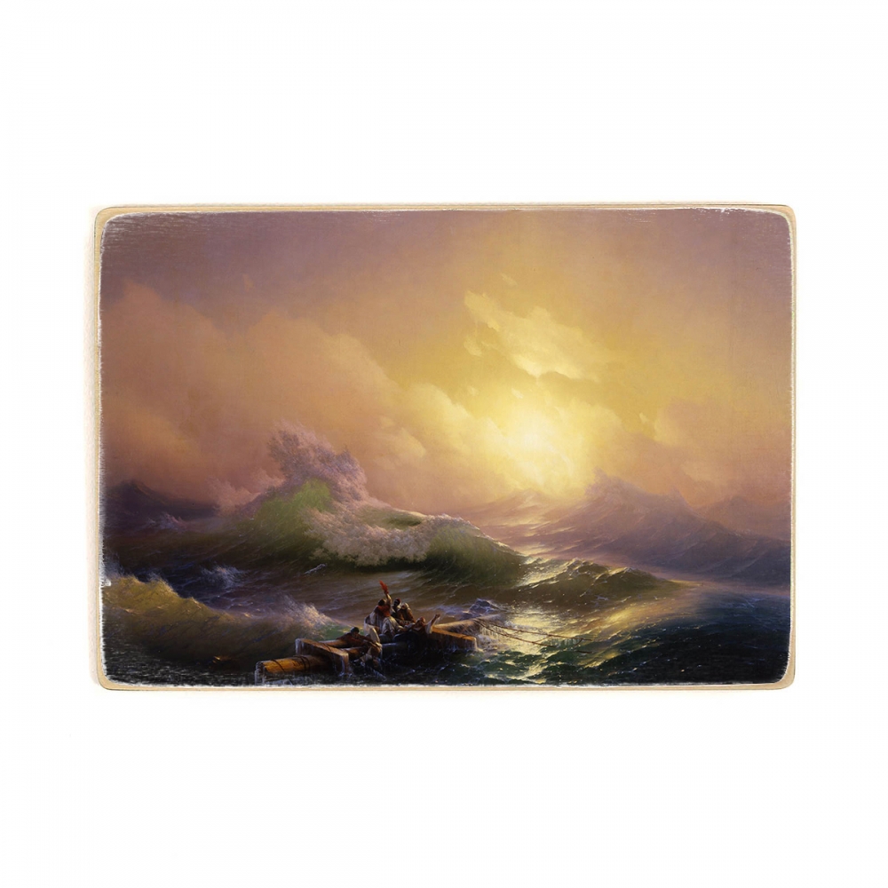 

Деревянный постер Искусство Hovhannes Aivazovsky - The Ninth Wave А2