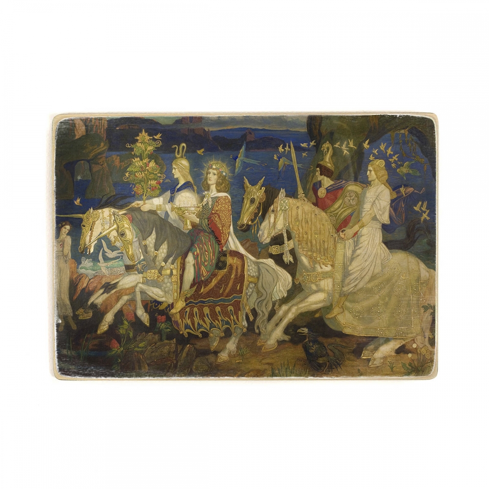 

Деревянный постер Искусство John Duncan - Riders Of Sidhe А1