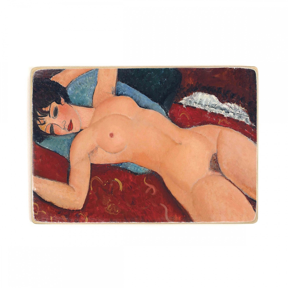 

Деревянный постер Искусство Modigliani - Nu couché (1917-1918) А1