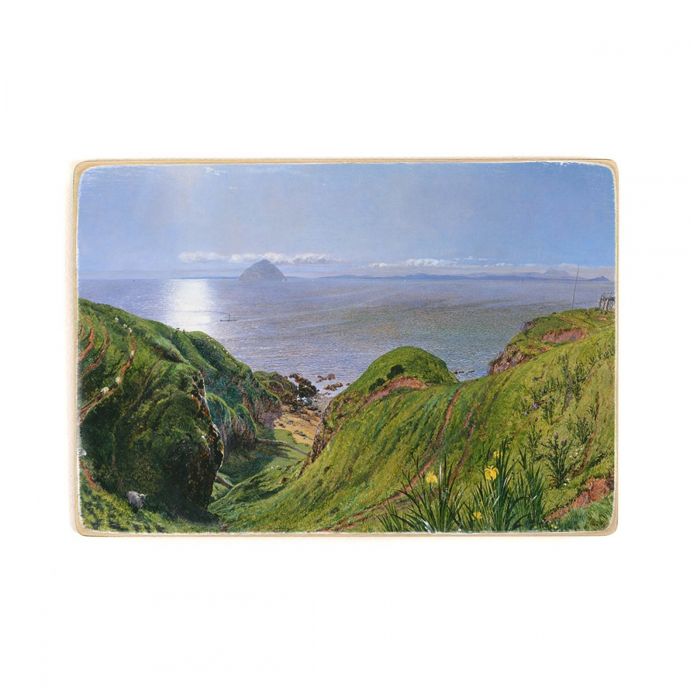 

Деревянный постер Искусство William Bell Scott - Ailsa Craig А2