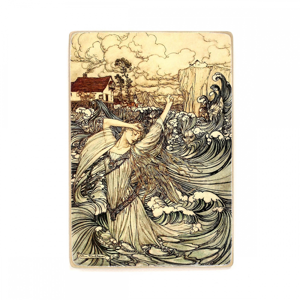 

Деревянный постер Искусство Arthur Rackham - Undine А1