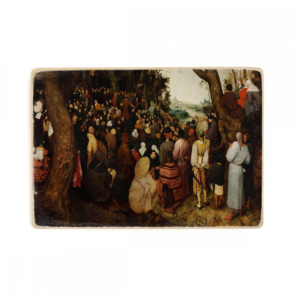 

Деревянный постер Искусство Pieter Bruegel the Elder - The Sermon of Saint John the Baptist А2