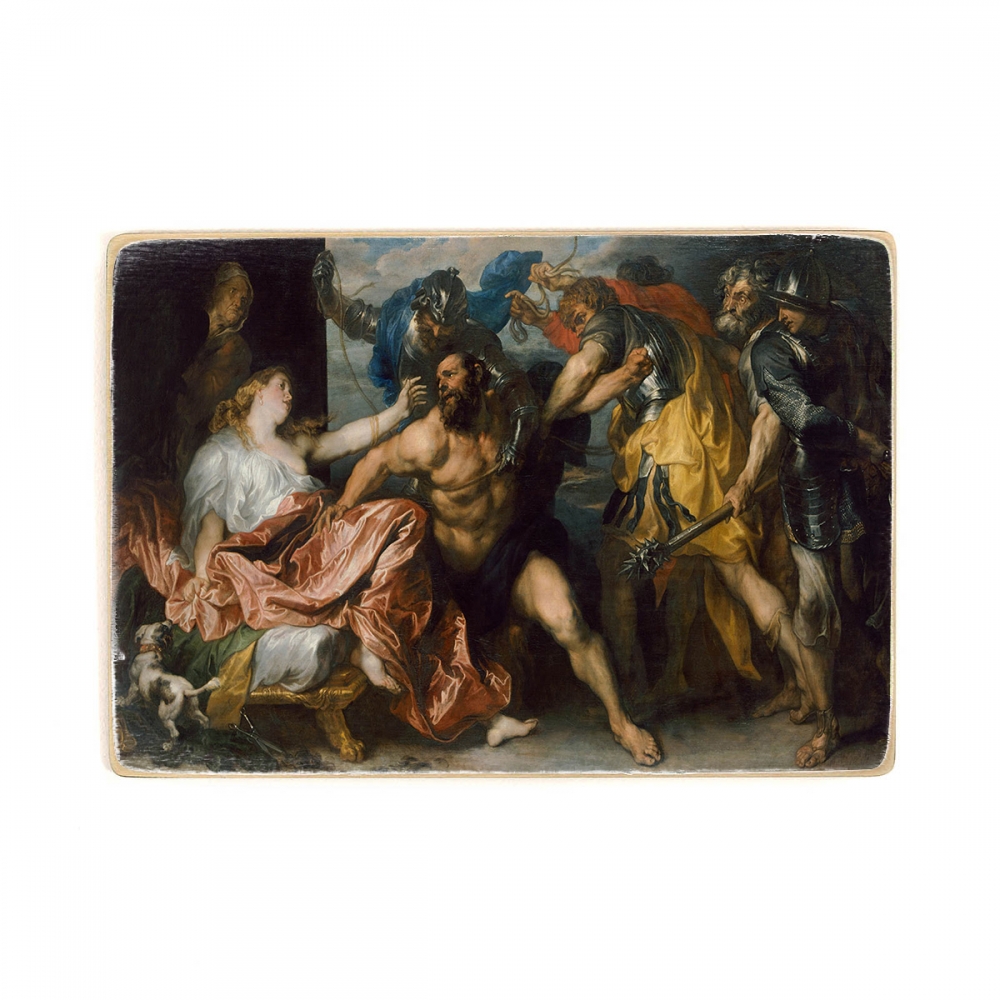

Деревянный постер Искусство Anton van Dyck - Samson and Delilah А1
