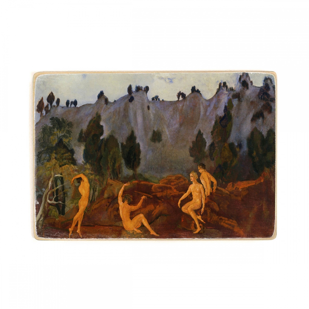 

Деревянный постер Искусство Arthur B. Davies - The Hesitation of Orestes А2