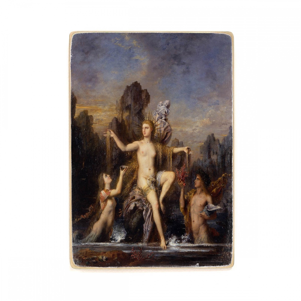 

Деревянный постер Искусство Gustave Moreau - Venus Rising from the Sea А1