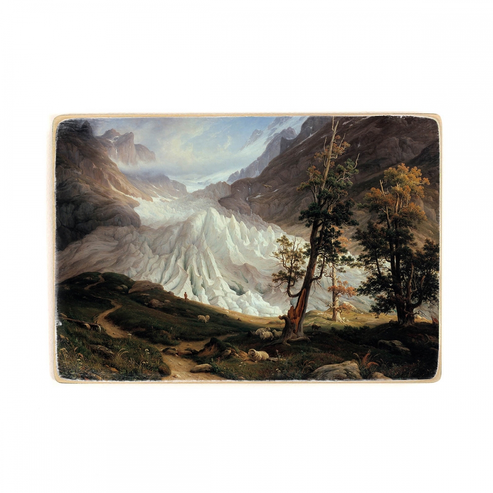 

Деревянный постер Искусство Thomas Fearnley - Grindelwaldgletscher А1