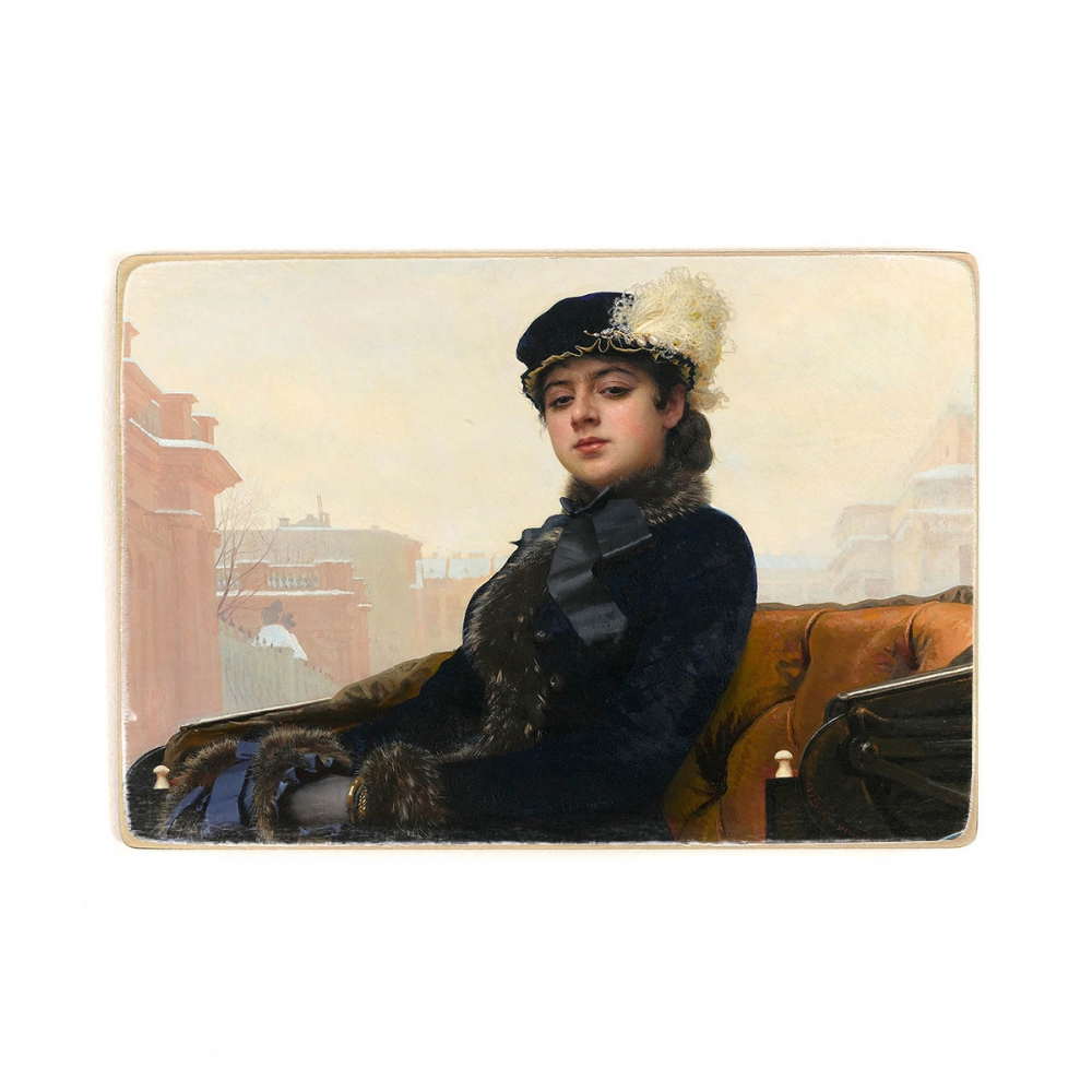 

Деревянный постер Искусство Portrait of an Unknown Woman - Ivan Kramskoi (1883) А2