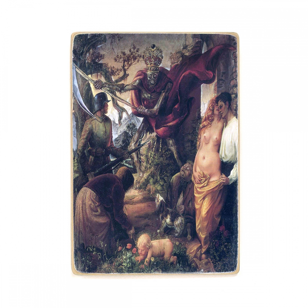 

Деревянный постер Искусство The Triumph of Death - Otto Dix (1934) А1